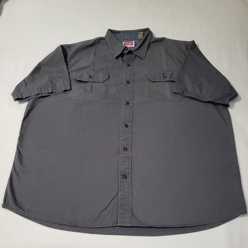 Mens Wrangler Premium Quality Short Sleeve Relaxed Shirt XL